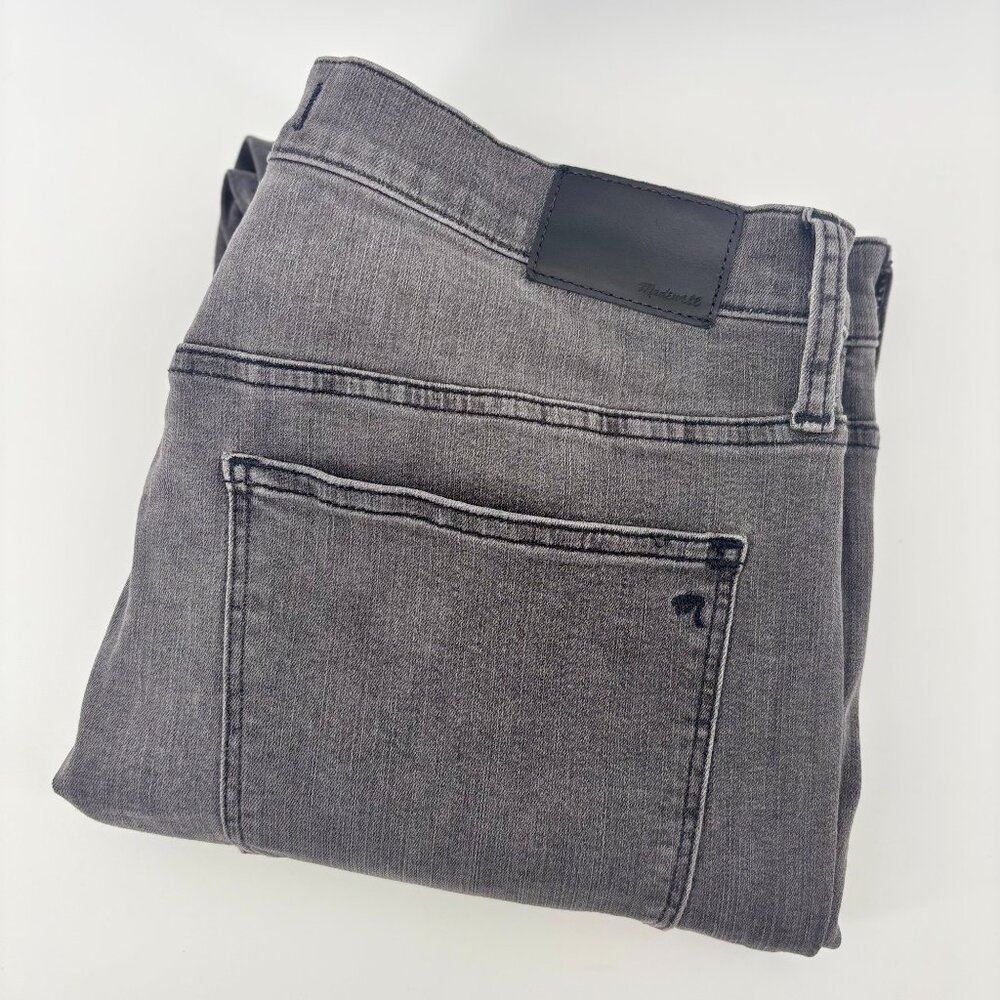 Madewell Womens Black Faded "STOVEPIPE"‎ Skinny Jeans Size 31